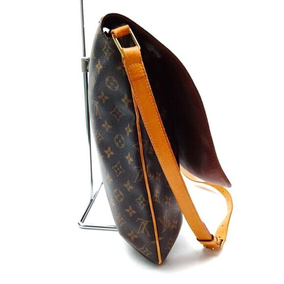 100% Authentic Louis Vuitton Musette Brown Monogram Shoulder Bag 285-041424 - Picture 3 of 9